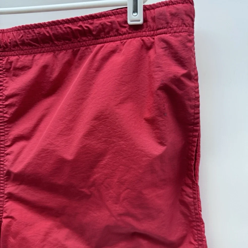 Vintage Polo Sport Ralph Lauren Swim Trunks Shorts Mens L Red Nylon Lined 90s